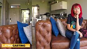 Petite 18yo amateur latina redhead gets pounded hard.