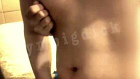 couple gay asian amateur handsome horny fucking bareback with big cock