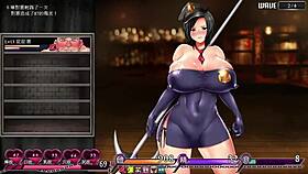 Karryn sucks monster cock in prison hentai game