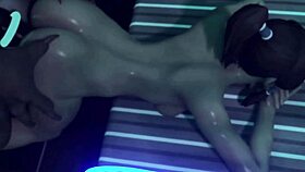 does the bitch find orgasm fucking different men?