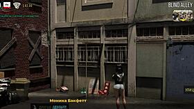 Fashionbusiness - showing tits in alley e1 58