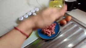 Hot Mother-In-Law Teaches Cooking, Then I Eat Her Pussy!