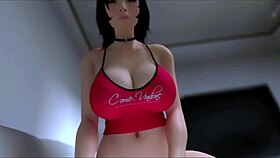 3d milf wife cheats with big cock neighbor in cowgirl