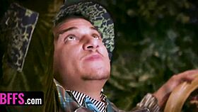 I bent over in Alice cosplay for hardcore orgy fucking