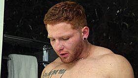 Sage, the fit hunk, takes it hard in shower with buddy