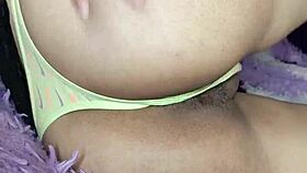 Horny Latina Roommate Masturbates Her Curvy Ass Until She Climaxes