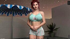 Nockout Master Part 16: Redhead Slut Rides Monster Cock