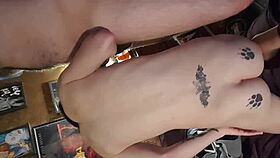 My latina freak licks ass and sucks big cock