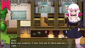 Confused witch strips in men's bathroom - Ceres and the Contract Guild hentai part 3 😏