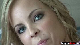 does cute blonde get her ass stuffed in public pickup?