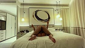 monika fox fucks lover with cum in mouth after dinner