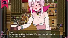 Confused witch strips in men's bathroom - Ceres and the Contract Guild hentai part 3 😏