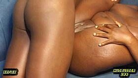 Horny Ebony Chaniafalls HOT CUMSHOT Compilation in POV Action