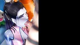 Overwatch Widowmaker Compilation Of Blowjobs And Positions