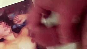 Male masturbation with a happy ending in the form of a facial tribute to TashaHim