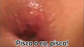 She frees pussy and ass for double penetration?