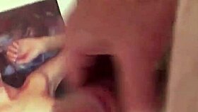 Male masturbation with a happy ending in the form of a facial tribute to TashaHim