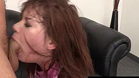 alison rey tastes her own cum in this casting interview scene