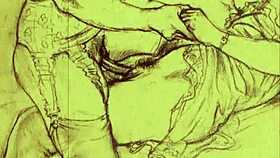 a retro vintage illustration of antique erotic art from the past