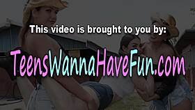 real uniformed teens get pounded