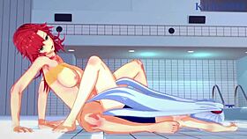 ruri hoshino and festenia muse in cute outfit lesbian play 😘