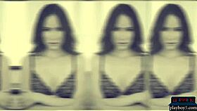 Two sizzling teen 18+ models in mini skirts strip each other bare