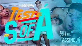 novinho sucking huge cock in gay fetish scene with big ass