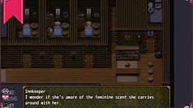 Confused witch strips in men's bathroom - Ceres and the Contract Guild hentai part 3 😏