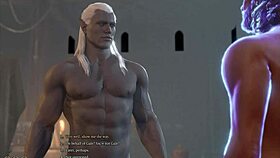naked gale romance in baldurs gate 3 gay scene