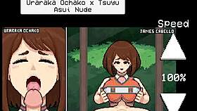 Exploring the game world in an anime hentai adventure