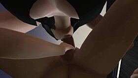 My New Roommate Futa Dominates In Dorm With Intense Action