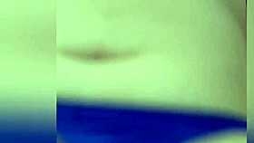 Beautiful babe masturbates on camera and sucks cock