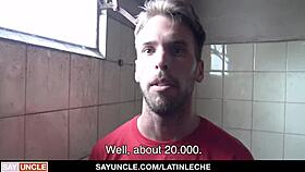 Latino Renovator Sucks Cock As Extra Service