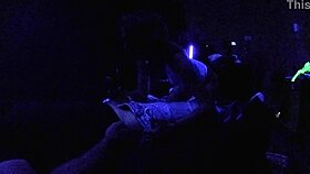 carrie b's blacklight party with extreme fun