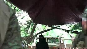 Teen Soldier's Secret Blowjob