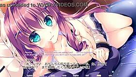 hime and otome in love route scene with subtitles