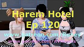hey, check out this harem hotel game with anime hentai action