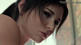 in this anime hentai, the beautiful bitch gets a hot blowjob and creampie