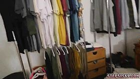 I-I tied up tiny blonde teen 18+ riding cock for bondage orgasm