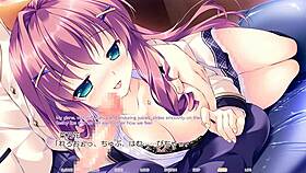 hime and otome in love route scene with subtitles