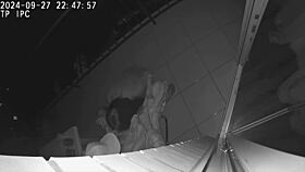 Watch the cheating wife and her friend fucking on the hotel balcony