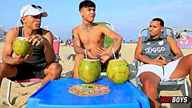 gay threesome with big cocks in pov