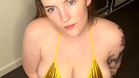 look down at my huge tits and big ass