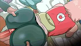 Anime Girls Deliver Intense Assjob, Twerking, And Blowjob In Hentai Compilation