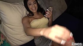SLUTTY STEP-SISTER FINDS MY PORN AND WANTS TO GIVE TIPS!