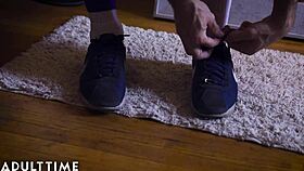 Quarantine banging with step-dad gets wild and wet. Lick me now!