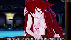 eris boreas waits her turn to fuck on the pool 😏 mushoku tensei chapter 2