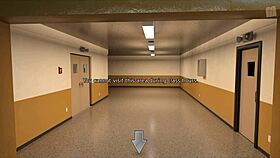 in big city pleasures 19, she's trapped under the table getting stood on