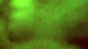 Busty redhead bodybuilder flexes while riding cock