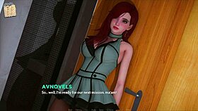 eternum 174 features a curvy anime babe in sexy outfit showing off her big tits in 3d hentai game